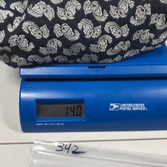 Stella McCartney navy blue damask Jacquard swing dress med/large - Picture 8 of 8